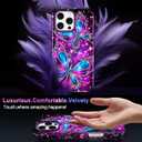 Casetego for iPhone 16 Pro Max Case,Compatible with MagSafe,[Military Grade Drop Test] Full Body Protection Slim Shockproof Rugged Marble Women Girls Case for iPhone 16 Pro Max 6.9 inch,All Purple