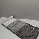 Smiry Dog Door Mat for Muddy Paws, Absorbs Moisture and Dirt, Low-Profile Entryway Mat with Non-Slip Backing, Entry Indoor Outdoor Doormat for Inside Floor (59x24 Inches, Grey, Striped)