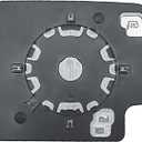 Replacement Driver Left Side Door Towing Mirror Main Big Glass Flat Heated with Back Plate for Chevrolet Silverado and GMC Sierra 1500 2500 HD 3500 HD from 2019 to 2024