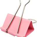 Extra Large Binder Clips, 2 Inch / 51mm, Big Paper Clamps for Office and School Supplies (Pink)