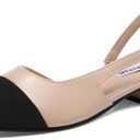 STUNAHOME Womens Slingback Flats Two Tone Closed Round Toe Casual Pumps for Office or Fashion, 8