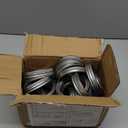 42 Pieces Wide Mouth Canning Rings, Wide Mouth Mason Jar Rings - Replacement Metal Lids for Mason Jar Large Mouth (42 Pcs Wide Mouth Ring(Silver))