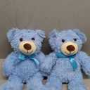 Teddy Bear Stuffed Animal, 12inch Teddy Bear Plush Toy, Birthday Valentine's Day Xmas Gifts for Kids Boys Girls Friends (B-Blue) (2 Count