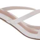 The Drop Women's Amelie Strappy Square Toe Heeled Sandal (10, White)