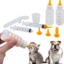 Pet Feeding Bottle and Syringe Set for Puppies and Kittens