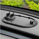 Multifunction Car Anti-Slip Mat Auto Phone Holder Car Dashboard Mat with Phone Holder in Car Auto Non-Slip Car Mats for Phone Slip (Mat B)