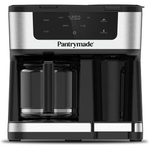 Deluxe 12-Cup Coffee Maker & Single Serve Brewer – Programmable, K-Cup Compatible, Adjustable Brew Size, Glass Carafe, Auto Shut-Off - Ideal for Home or Office