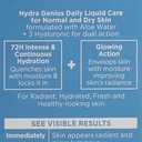L'Oreal Paris Skincare Hydra Genius Daily Liquid Care Oil-Free Face Moisturizer for Normal to Dry Skin, Hyaluronic Acid Moisturizer for Face with Aloe Water and Hyaluronic Acid, 3.04 fl. oz.