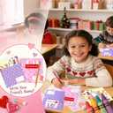 2 x Valentine Cards for Kids Classroom - 6 Pack Pop-Up Valentine's Day Cards with Envelopes & Stickers, Fun Valentine's Day Gifts for Kids, Boys, Girls, Teenagers for School Exchange