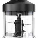 Ninja Foodi Power Chopper 3-Cup Food Processor Bowl Accessory | Compatible with the Ninja Power Mixer System (CI100 Series) | Includes Bowl, Storage Lid & Blade Assembly | Black | XSKKITCHPR