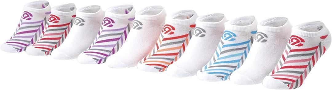 C9 Champion Girls' No Show Sock (White)