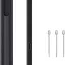 Fold 6 S Pen Fold Edition Compatible Galaxy Z Fold 5/6 Phones Only, Slim 1.5mm Pen Tip, 4,096 Pressure Levels, Z Fold5/6 Pen Fold Edition (Pen+Case-Black)