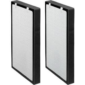 Pro Breeze HEPA Air Purifier Filter, Replacement Filter (x2) for Pro Breeze Large Air Purifier - 3-in-1 Filter for PB-P06 (PB-P06F)