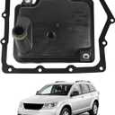 62TE Automatic Transmission Filter Kit Compatible with Dodge Avenger Grand Caravan Journey Chrysler Pacifica Sebring 200 Town and Country Ram C/V ProMaster Replaces 68018555AA FT1240 58128