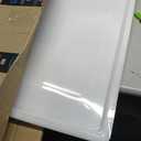 Carlisle FoodService Products Storplus Food Storage Container Lid with Stackable Design for Catering, Buffets, Restaurants, Polyethylene (Pe), 26 x 18 Inches, White