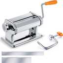 Amylove Polymer Clay Roller Machine Clay Presser Machine with Polymer Cutters 15 cm 5.91 Inch Wide Roller Thin 1 to 3 mm 6 Thickness Options for Craft Projects