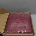 Amazon Basics Lightweight Super Soft Easy Care Microfiber 4-Piece Bed Sheet Set with 14-Inch Deep Pockets, King, Burgundy, Solid