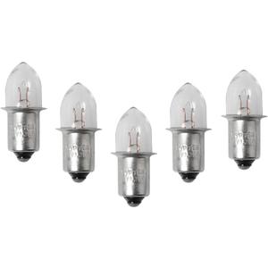 5pcs 4D 4.8V 0.75A Bayonet Base Krypton Replacement Bulb for Flashlight Replacement Bulb Torches Work Light Flashlight Bulbs