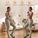 Niceday Steppers for Exercise, Stair Stepper with Resistance Bands, Mini Stepper with 300LBS Loading Capacity, Hydraulic Fitness Stepper with LCD Monitor