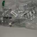 24 Pcs College Dorm Room Supplies Decor Skirt Pants Hangers with Clips Heavy Duty Clip Space Saving Stackable Add on Metal Organization and Storage for Jeans Towels Skirt Trousers Ties Socks