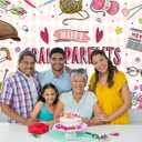 Happy Grandparents Day Backdrop Pink Grandparents Ever Photo Backdrop, 7X5FT