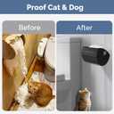 Toilet Paper Protector Cover, Cat & Dog Proof, Pet-Proof TP Guard Armor, Prevents Pulling & Chewing, Fits Most TP Roll Holders, Bathroom Accessory (Black)