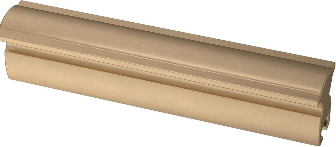 Franklin Brass Adjusta-Pull Classic Curve (5-Pack) Adjustable Drawer Pulls/Cabinet Handles 1" to 4" Hole Center Champagne Bronze Hardware Kitchen Door, Drawers, Dressers, Furniture P43967K-CZ-CP