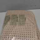 TYUU Waffle Bath Mat, Boho Bathroom Rugs Non Slip Washable Super Absorbent Quick Dry Farmhouse Bathroom Decor, 30"x20" Khaki (1'8" x 2'6" (Rectangular))