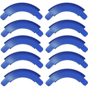 Track Connectors Pieces Compatible with Hot T Wheels,90 Degree, Size L,10 Packs (X)