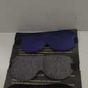 LKY DIGITAL Sleep Mask for Side Sleeper 3 Pack, Blackout 3D Eye Mask for Sleeping, Night Blindfold for Men Women (Gray & Blue & Black)