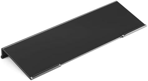 Richboom Computer Keyboard Stand Tilt PC Keyboard Stand Riser for Easy Ergonomic Typing, Acrylic Keyboard Tray Holder for Office Desk, Home, School, with Silicone Anti-Slip Case, Black