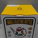 Hazel Quinn Retro X Eduardo Recife Collaboration Electric Kettle- 1 Litres / 34 Ounces Retro Small Tea Kettle, Double Wall, 304 Stainless Steel, 800W Fast Boiling, Cordless, BPA-Free, Auto Shut-Off (Floral Printed)