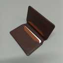 VULKIT Slim Minimalist Card Holder RFID Blocking Leather Credit Card Holder Front Pocket Wallet Magnetic Closure (Espresso)