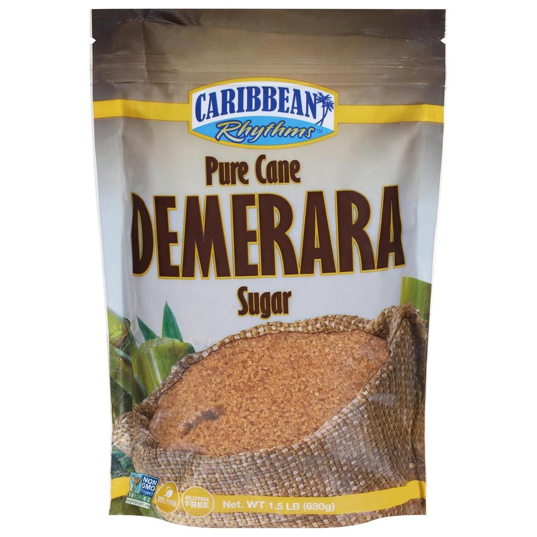 Caribbean Rhythms Pure Cane Demerara Sugar, 1.5 lb. (EXP 09/17/27)