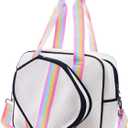 Pickleball Bag Racquet Carrying Bag Multipurpose Outdoor Sport Bag with Removable Adjustable Strap Pickleball Racket Bag