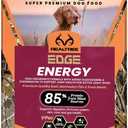VICTOR Super Premium Dog Food Realtree Edge Energy Dry Food for Highly Active Dogs 28% Protein, 22% Fat Gluten Free Kibble with Glucosamine and Chondroitin for Hip and Joint Health, 40 lb (EXP 07/07/26)