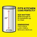 Glad ForceFlex Tall Kitchen Trash Bags, 13 Gallon, Fresh Clean, 140 Count 
