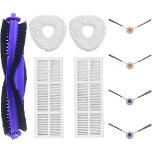 Replacement Parts Compatible with Narwal Freo: Accessories Kit for Narwal Freo Robot Vacuum Cleaner, Main Roller Brush Side Brush Hepa Filter Mop Pads Spare Parts