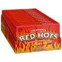 Wonka Red Hots, Cinnamon Flavored Hard Candy, 5.5 Ounce Theater Candy Boxes (Pack of 12) BB 7/25/27
