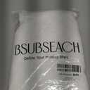 Bsubseach Crochet Bathing Suit Cover Up for Women Long Sleeve Knit Swimsuit Coverups Sexy Sun Dress White XL