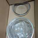 VERONES 12 Packs Glass Food Storage Containers Set, Airtight Glass Lunch Containers, Glass Meal Prep Containers with Lids,Exclusive of BPA, for Microwave, Oven, Freezer & Dishwasher Friendly,Grey