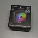 Assassin X 120R Digital ARGB Black CPU Cooler, 120mm PWM Quiet CPU Fan, AGHP 4th Technology, Support Intel lga1700/1851/1150/1151/1200,AMD:AM4/AM5,Digital Screen Top Cover