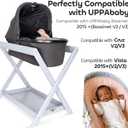 Bassinet Stand,Compatible with UPPAbaby Bassinets Since 2015,Bonus Storage Bag Included,One-Touch Open and Close,Secured with reinforced clamps,comfortable sleeping space for your little one