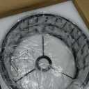 Crystal Ceiling Light, Modern Flush Mount Ceiling Light, Black Crystal Chandelier for Kitchen Bedroom Bathroom Entryway Hallway, 1 Light