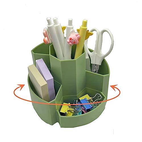 Saikvi Rotating Pencil Holder Pen Holder 360 Degree Rotating Pen Organizer Spinning Pen Holder for Desk