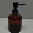 Amber Glass Soap Dispenser with Pump Hand Soap Dispenser Soap Pump Bottle 