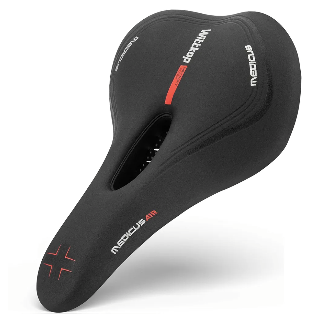 Wittkop Bike Seat I Bicycle Seat for Men and Women, Waterproof Bike Saddle with Innovative 5-Zone-Concept I Exercise Bike Seat for BMX, MTB & Road