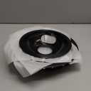 Stove Burner Covers W10288051 Burner Drip Pans -2 Packs 6 W10290353 Black Porcelain Burner Pans and 8" W10290350 Stove Top Covers for Electric Stove by Sikawai