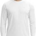 MOHEEN Men's Sun Protection Shirts UV SPF UPF 50+ Long Sleeve Rash Guard Fishing Running Quick Dry T Shirt.XL
