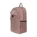PUMA Women's Poppy Backpack in Memory Cloth with Laptop Sleeve, Luggage Strap & Water Bottle Pockets, Sandstone/Alpine Snow, One Size